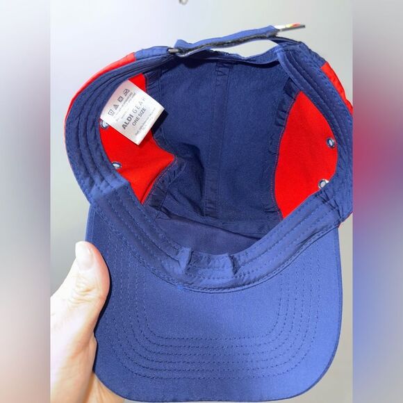 Aldi Gear Blue and Red Men's Cap One Size NWOT - Picture 5 of 6